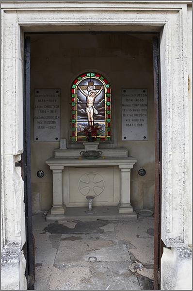 Chapelle funéraire des familles Husson et Choutier, vue intérieure