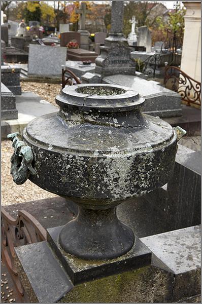 Détail, vase.