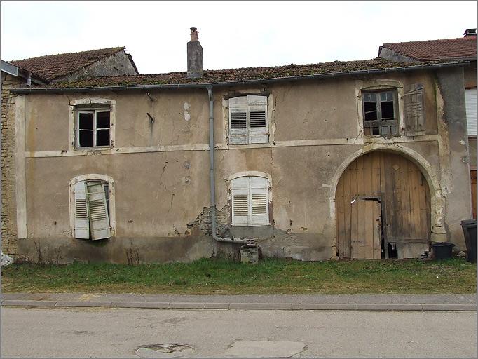 Ferme, élévation antérieure, ensemble face.