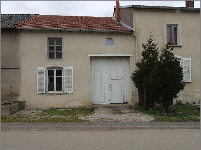 Ferme, élévation antérieure, ensemble face.