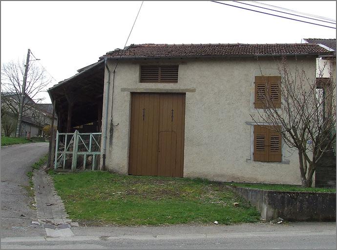 Ferme, élévation antérieure, ensemble face.