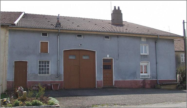 Ferme, élévation antérieure, ensemble face.