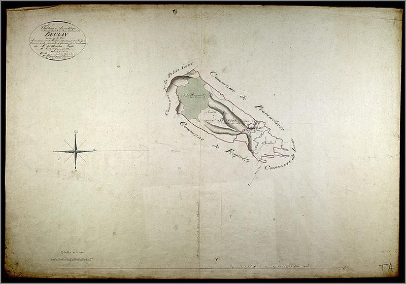 Cadastre de 1828, tableau d'assemblage.