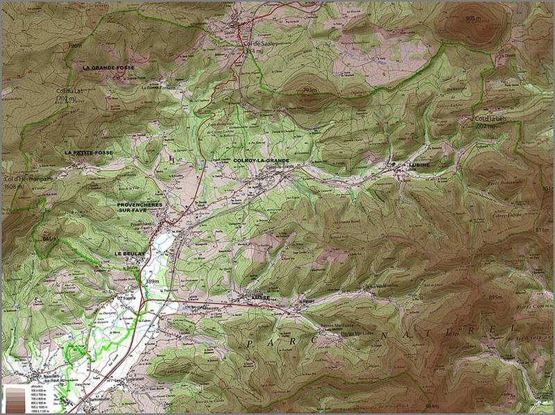 Cartographie du relief.