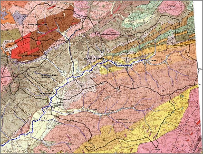 Carte géologique.