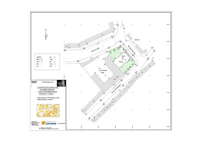 Plan topographique.