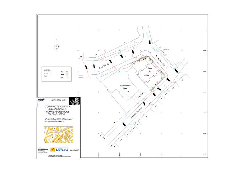 Plan topographique