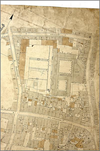 Plan cadastral allemand (Flur 7 : section 7), détail.