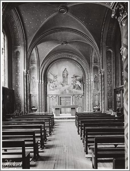 Vue intérieure avant la fermeture du collège des Jésuites en 1970.