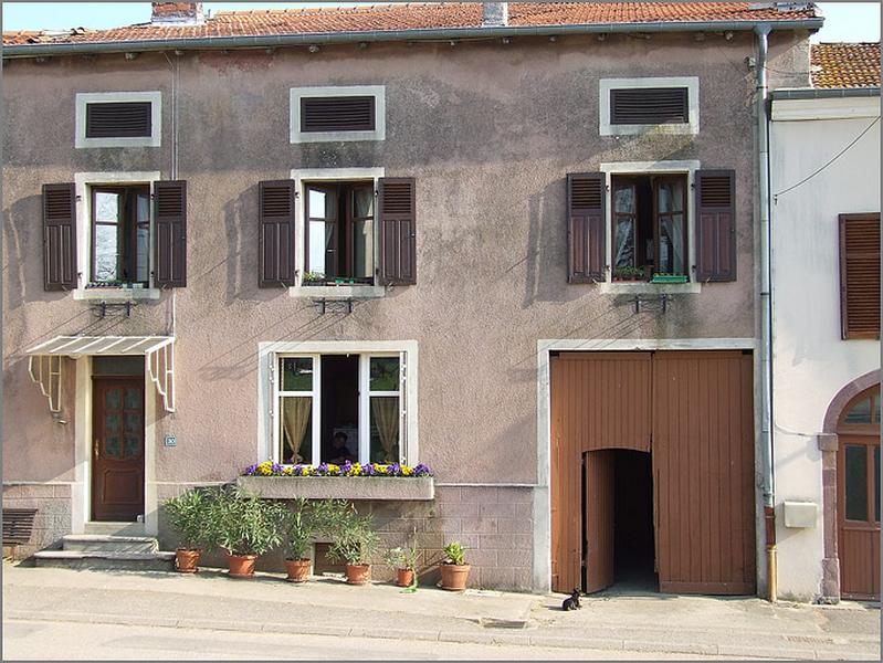 Ferme, élévation antérieure, partie droite, ensemble face.