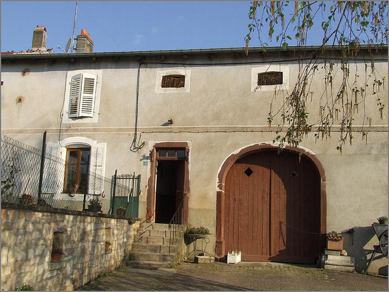 Ferme, élévation antérieure, ensemble face.