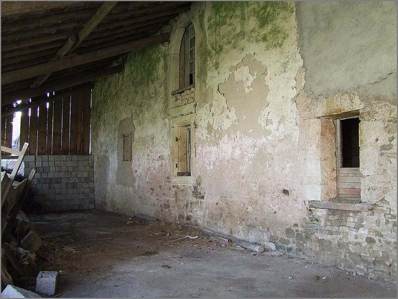 Ferme, élévation postérieure, ensemble trois quarts droit.