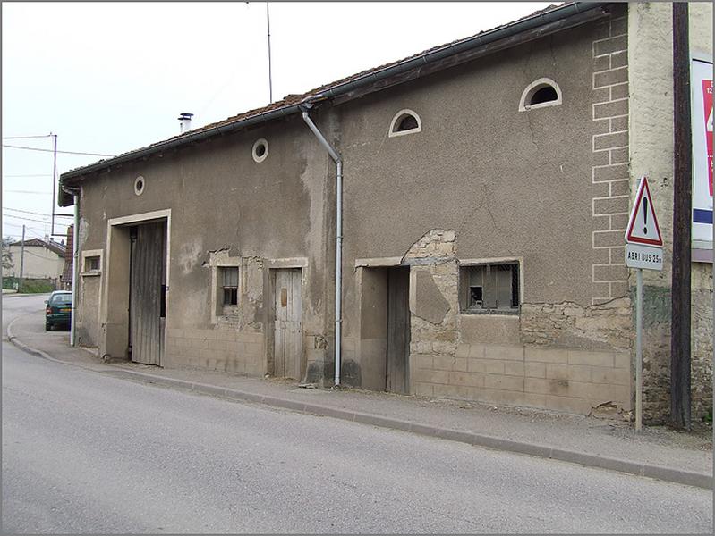 Ferme, élévation antérieure, ensemble face.