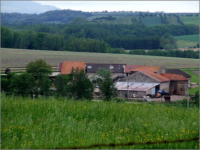Domaine de Xygney, vue depuis le village de Rugney.