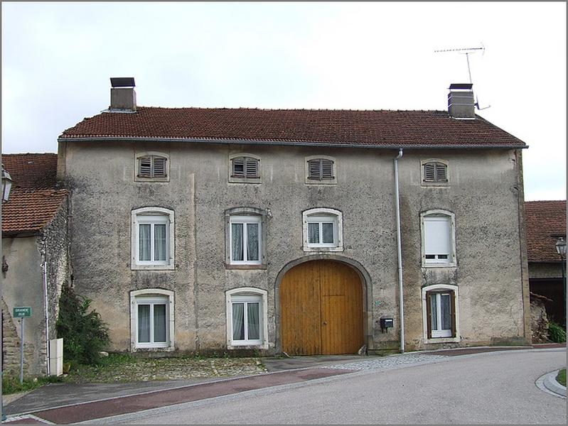 Ferme, élévation antérieure, ensemble face.