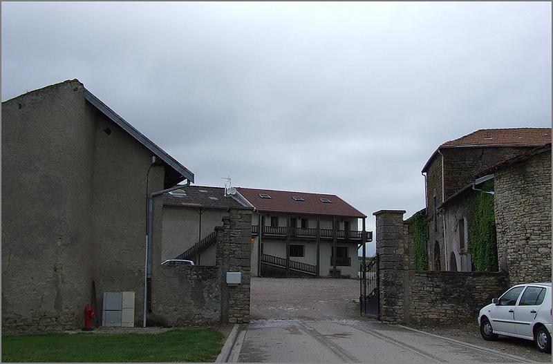 Domaine de Xygney, élévation antérieure, ensemble trois quarts gauche.