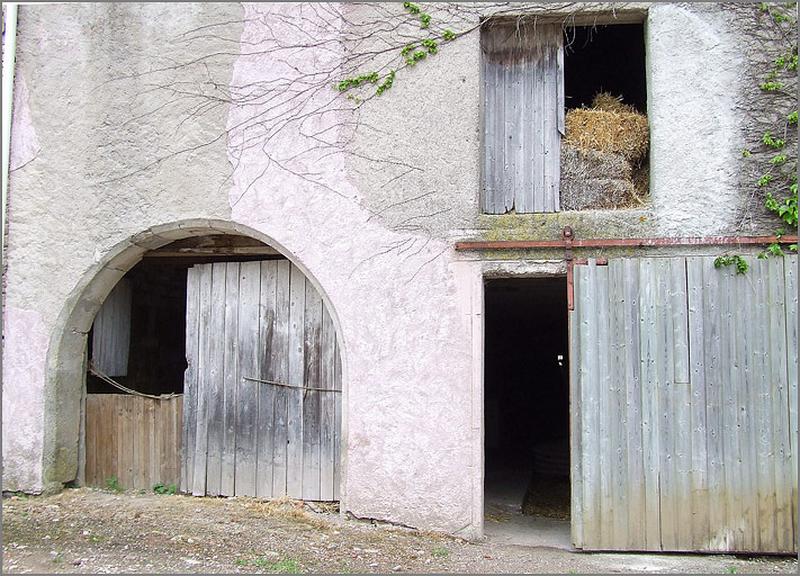 Domaine de Xygney, exploitatio agricole, élévation antérieure, ensemble trois quarts droit.