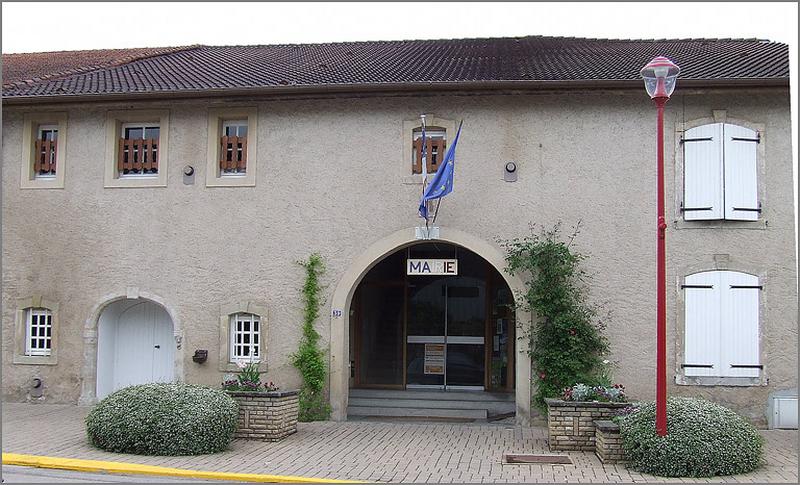 Ferme, élévation antérieure, ensemble face.