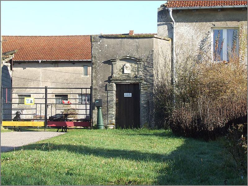 Ferme, élévation antérieure, ensemble face.
