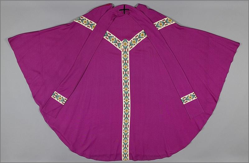 Chasuble et étole 2, ensemble face