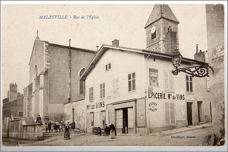 Vue d'ensemble depuis la rue du Chanoine Boulanger au début du 20e siècle.