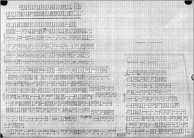 Plan partiel du cimetière (partie droite)