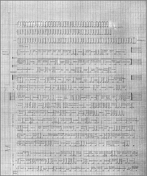 Plan partiel du cimetière (partie gauche)