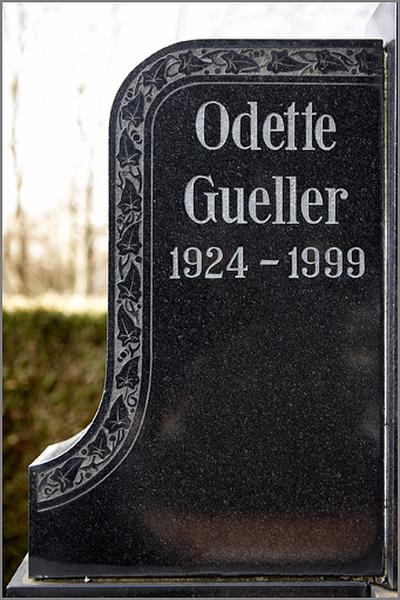 Tombeau de la famille Dillinger-Gueller (S1 A3 20), détail