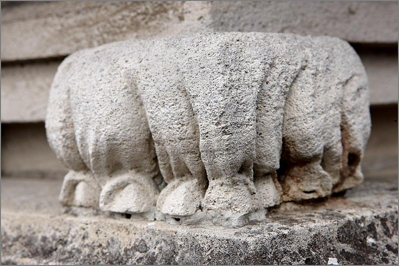Détail : pattes de lion