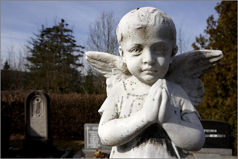 Tombeau de la famille Christner (S1 A1 32), détail : ange