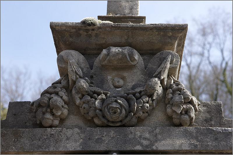 Fronton, détail