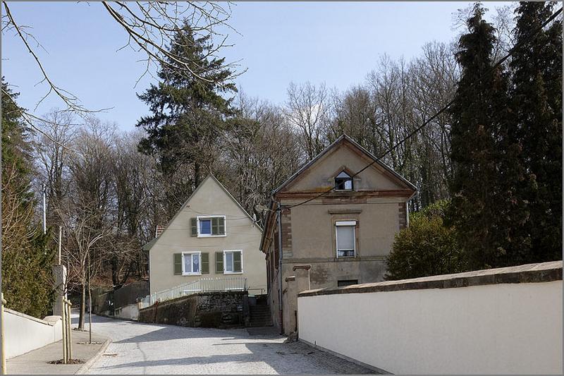 Vue de la maison du gardien