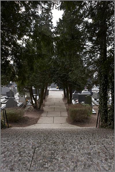 Escalier central (vue entre les sections 6 et 3)