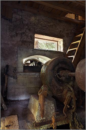 Sous-sol, turbine Francis dite 'escargot'.