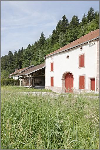 Les Rouges-Eaux, scierie de Gérupt, élévation antérieure.