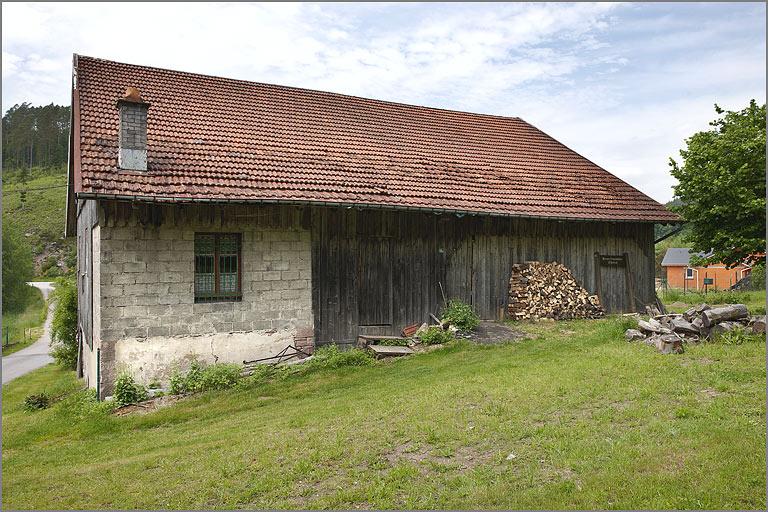 Scierie de Maillefaing, élévation antérieure.