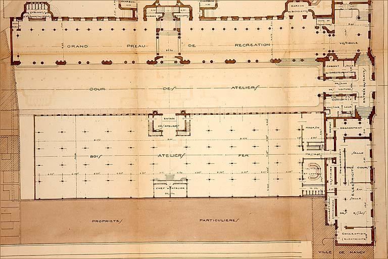 Plan d'ensemble, détail.