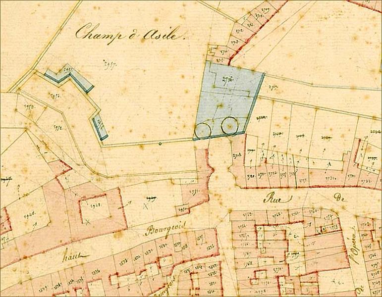 Plan cadastral de 1830.