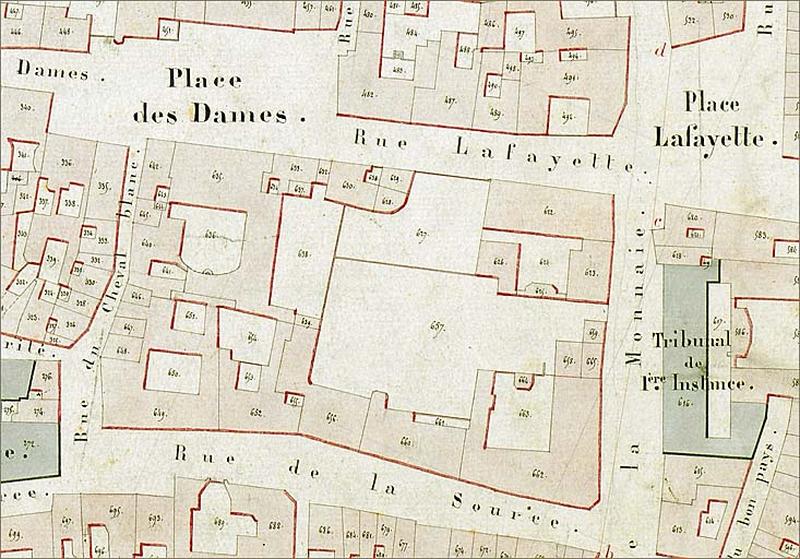 Plan cadastral de 1865 (GU 635-636).