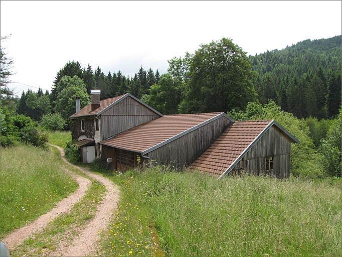Scierie de Grébéfosse, élévation antérieure.