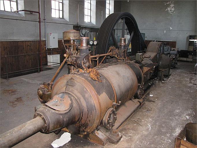 Machine à vapeur Dujardin, vue d'ensemble.