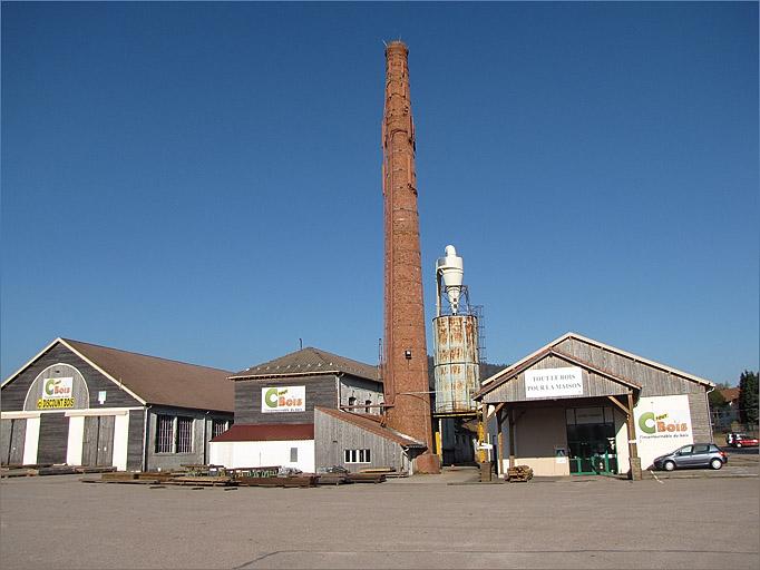 Vue d'ensemble des bâtiments en 2011.
