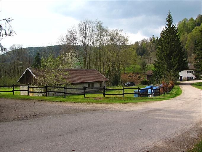 Ancienne scierie domaniale du Breuil, vue d'ensemble.