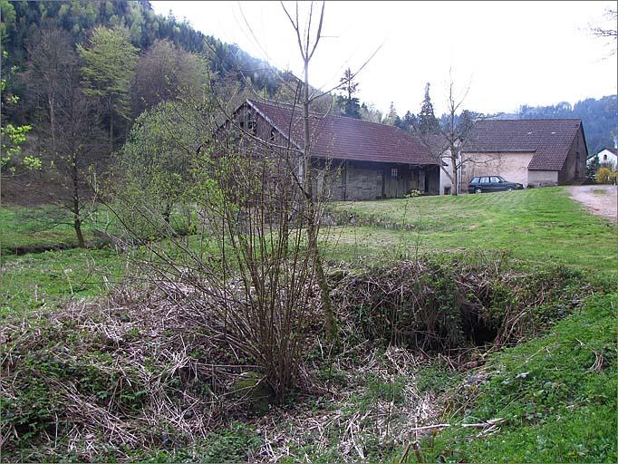 Ancienne scierie Lalouette, vue d'ensemble.
