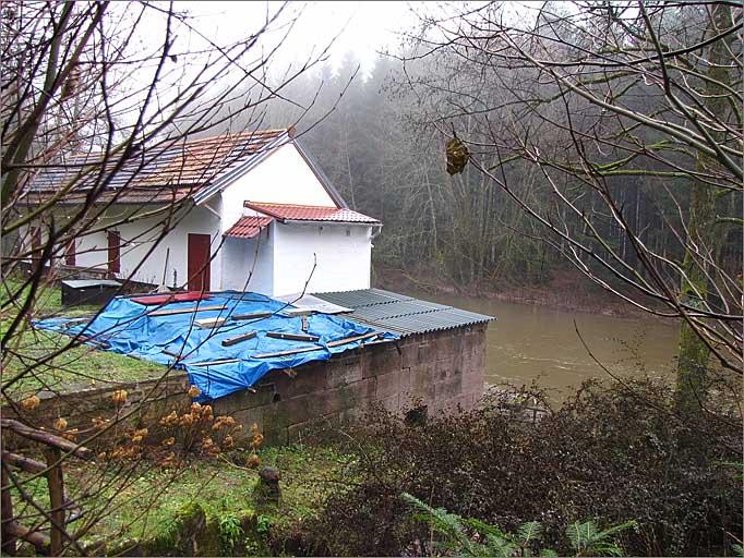 Vestiges de la scierie des Chatelles.
