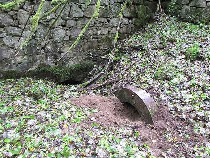 Vestiges de la turbine.