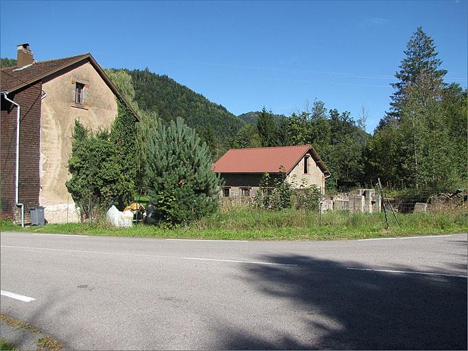 Scierie de la Turbine, vue d'ensemble du site.