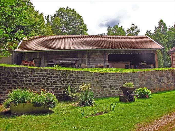 Scierie des Creussenieuls, élévation antérieure.