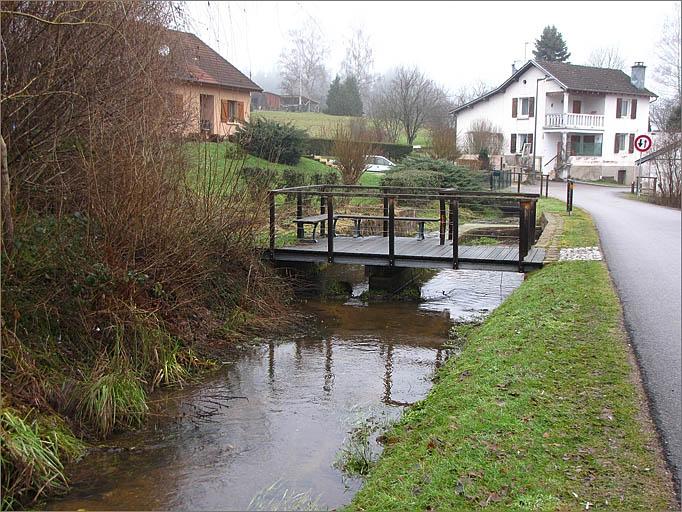 Partage d'eau de la scierie du Moulin.