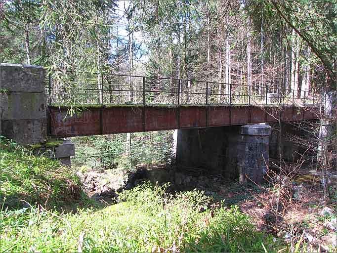 Pont d'accès à la scierie